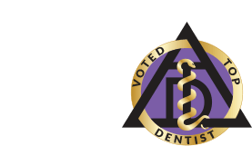 Top Dentist badges for Americas Top Dentists and 5280 Magazine