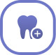 Tooth with plus sign icon highlighted