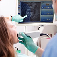 Dental exam utilizing intraoral camera