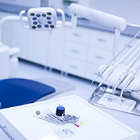 Clean dental office to ease a dental phobia.